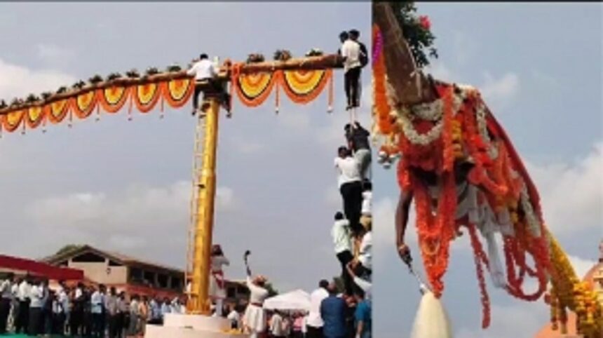 Gade festival of Shree Shantadurga Ballikarin is celebrated with great devotion