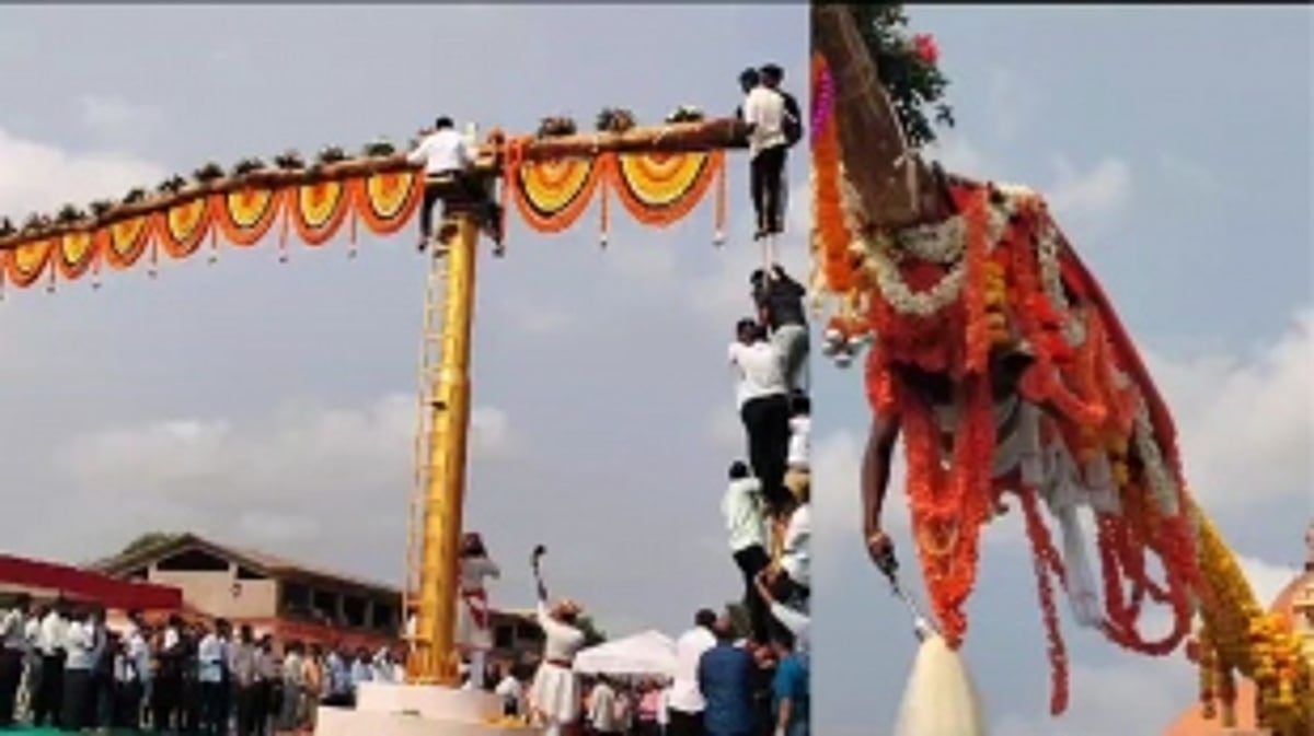 Gade festival of Shree Shantadurga Ballikarin is celebrated with great devotion