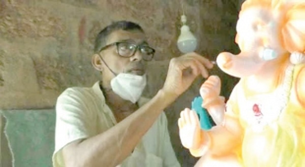 Ganesh idols to cost more this year: Bicholim artisans