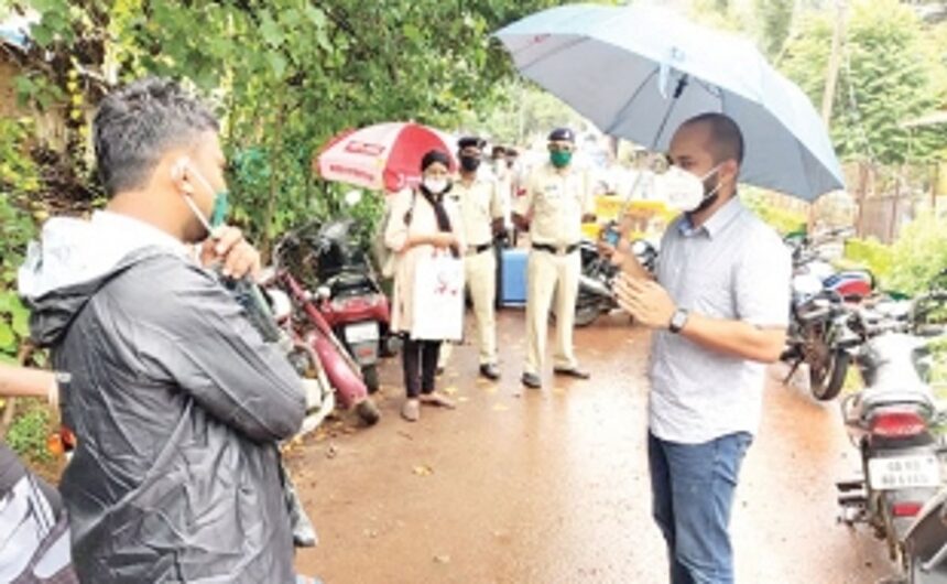 Ganganagar slum area in Mapusa cordoned off as mini-containment zone