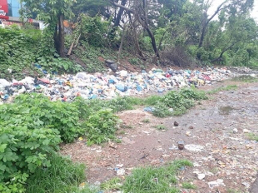 Garbage dump on ring road area irks councillor, locals