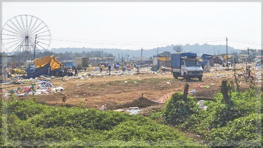 Garbage nuisance at Mapusa 1 Garbage nuisance at Mapusa
