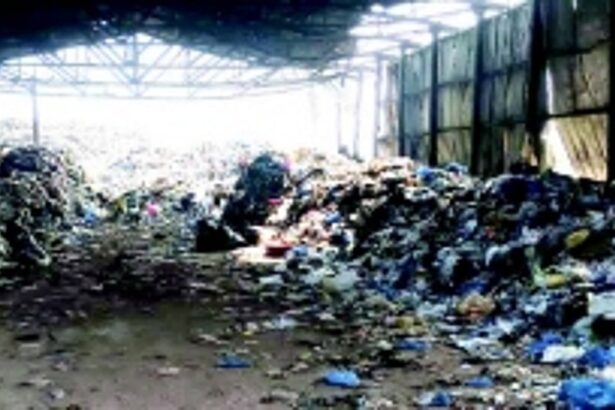 Garbage piles up at Sada plant as baling of plastic waste comes to standstill