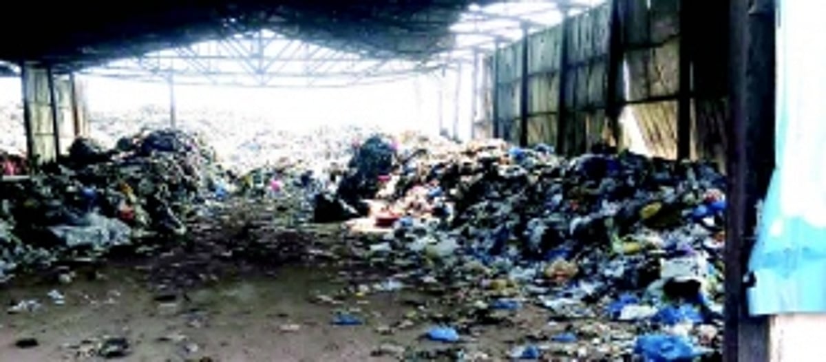 Garbage piles up at Sada plant as baling of plastic waste comes to standstill