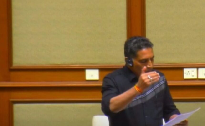 Gaude vs Sawant explodes in Assembly over tribal rights, UTAA ban sparks fire 1 Gaude vs Sawant explodes in Assembly over tribal rights, UTAA ban sparks fire