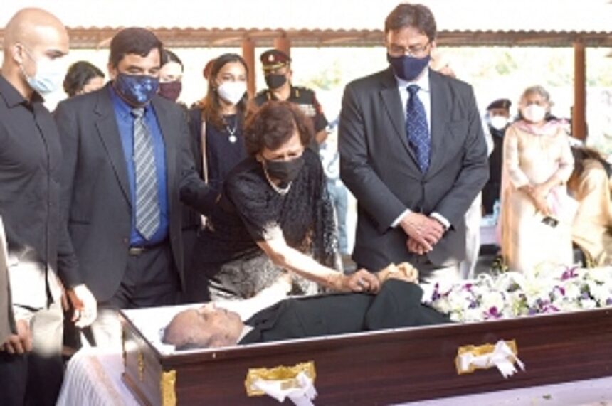 General Rodrigues cremated with full military honours