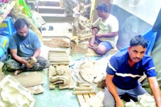 Generations of Mapusa’s  Natekar family have dedicated their lives to crafting  Ganesh idols