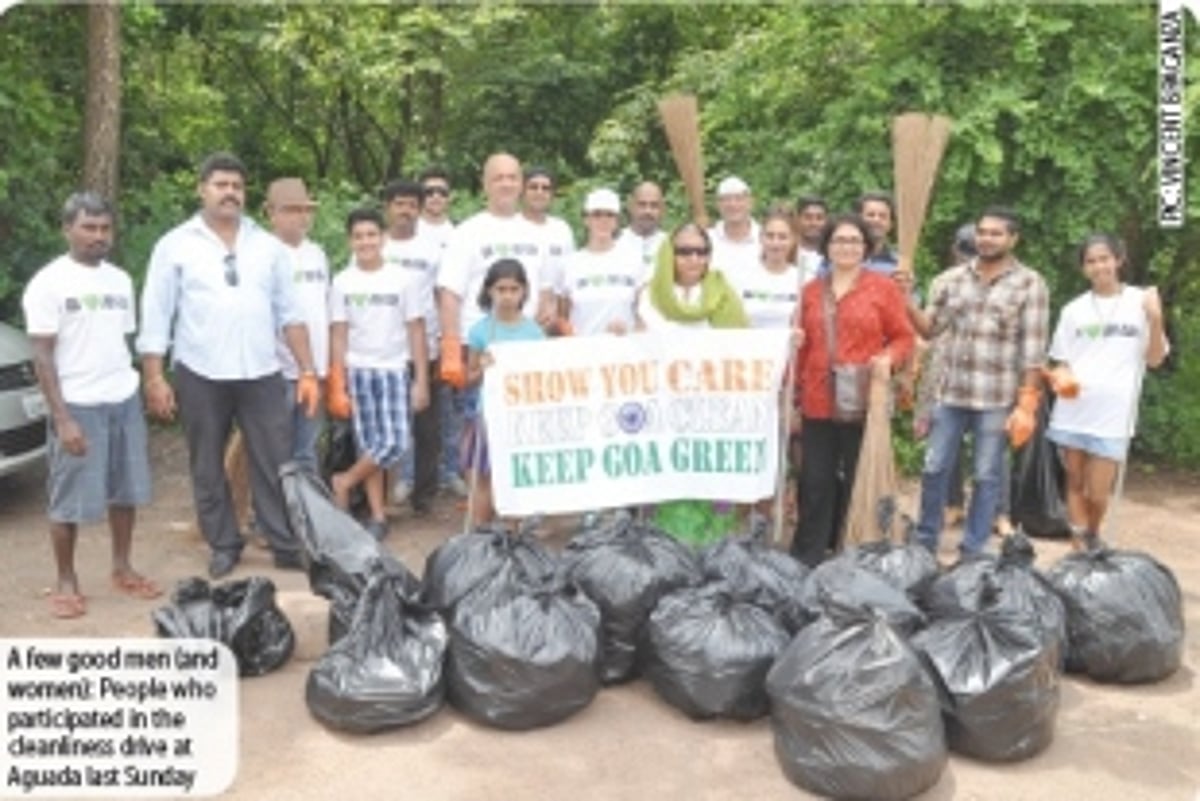 Getting dirty to keep Goa 100% clean