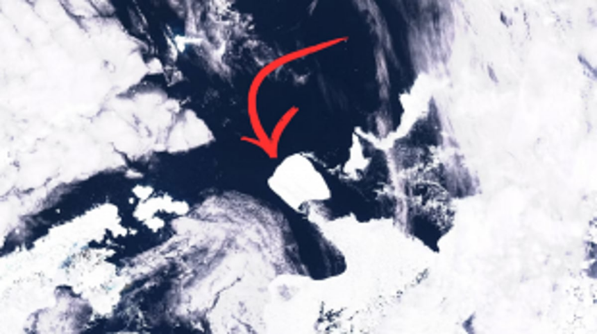 Giant Antarctic Iceberg A23a, Three Times the Size of NYC, Breaks Decades-Long Stagnation
