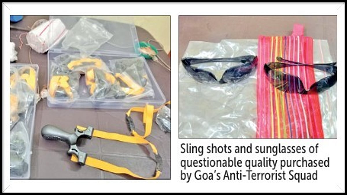 Goa ATS Slammed for Buying ₹1,800 Slingshots Worth ₹249; Procurement Sparks Mockery and Political Outcry