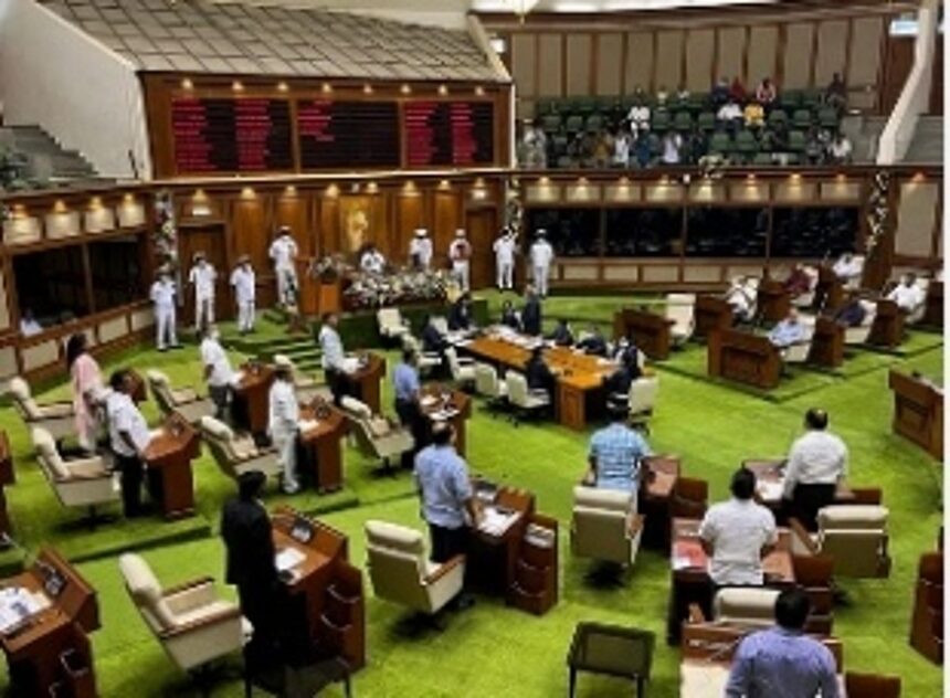 Goa Assembly session starts on a stormy note; session adjourned after 15 minutes