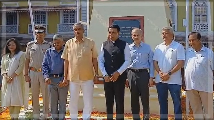 Goa CM Announces Programs at Dayanand Bandodkar Samadhi, Renovation Underway at Miramar 1 Goa CM Announces Programs at Dayanand Bandodkar Samadhi, Renovation Underway at Miramar