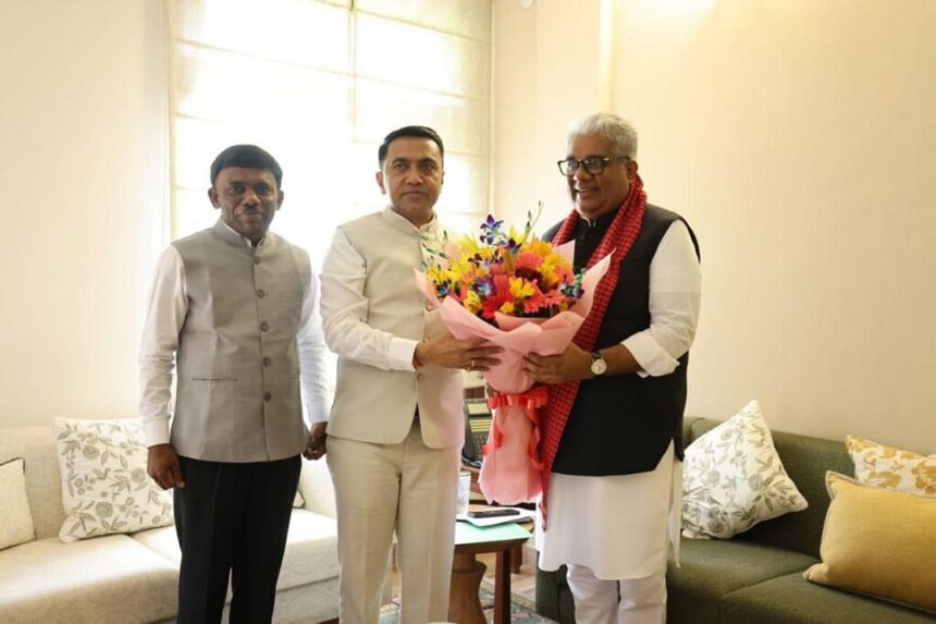 Goa CM Meets Union Minister Bhupender Yadav to Discuss Environment, Forest Concerns 1 Goa CM Meets Union Minister Bhupender Yadav to Discuss Environment, Forest Concerns