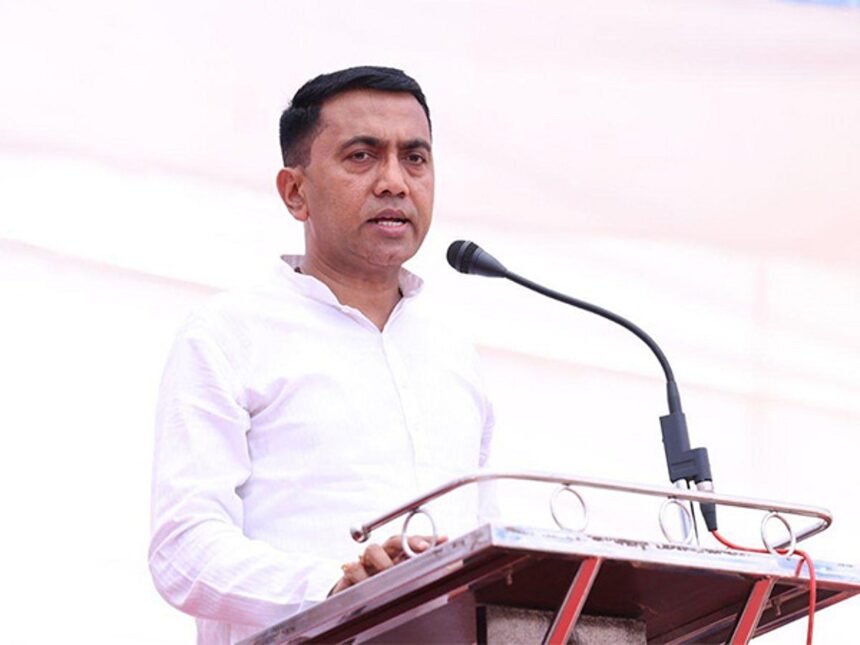 Goa CM Pramod Sawant lays foundation stone for new government office complex in Bicholim 1 Goa CM Pramod Sawant lays foundation stone for new government office complex in Bicholim