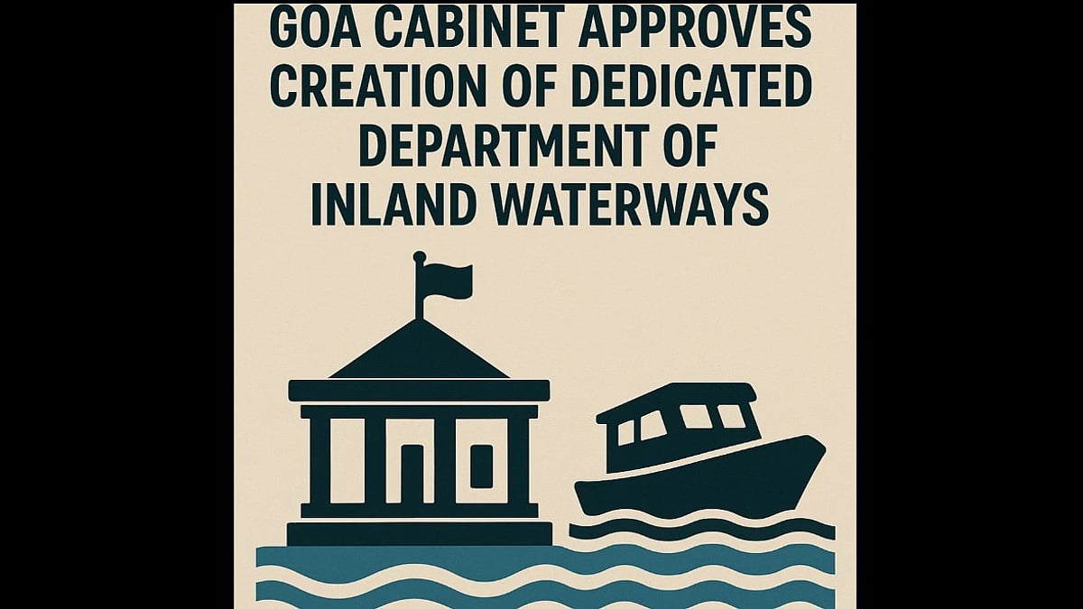 Goa Cabinet Approves Creation of Dedicated Department of Inland Waterways