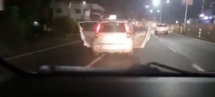 Goa Car driven with all doors open at Porvorim; One arrested