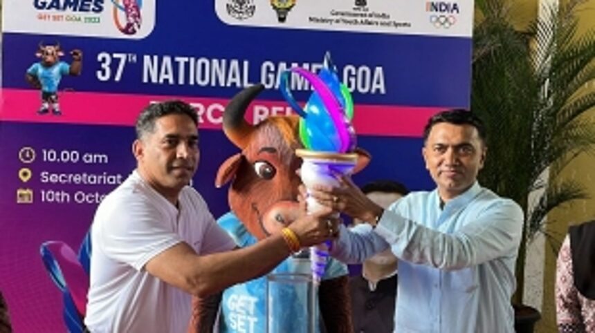 Goa Chief Minister Flags Off Torch Rally for 37th National Games