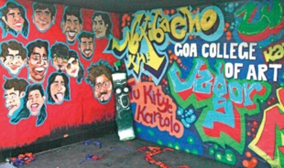 Goa College of Arts display at IFFI 2018