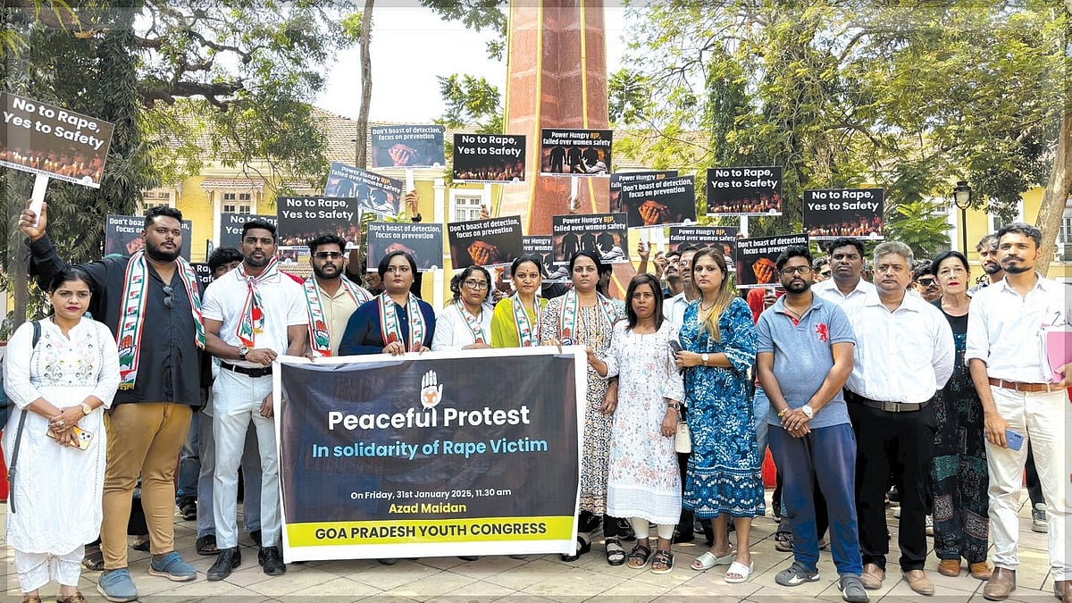 Goa Congress Protests Government Inaction on Women's Safety Amid Rising Crimes