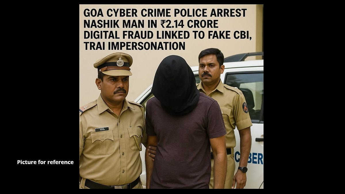 Goa Cyber Crime Police Arrest Nashik Man in ₹2.14 Crore Digital Fraud Linked to Fake CBI, TRAI Impersonation