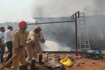 Goa Dabolim Int'l Airport’s garbage segregation site catches fire