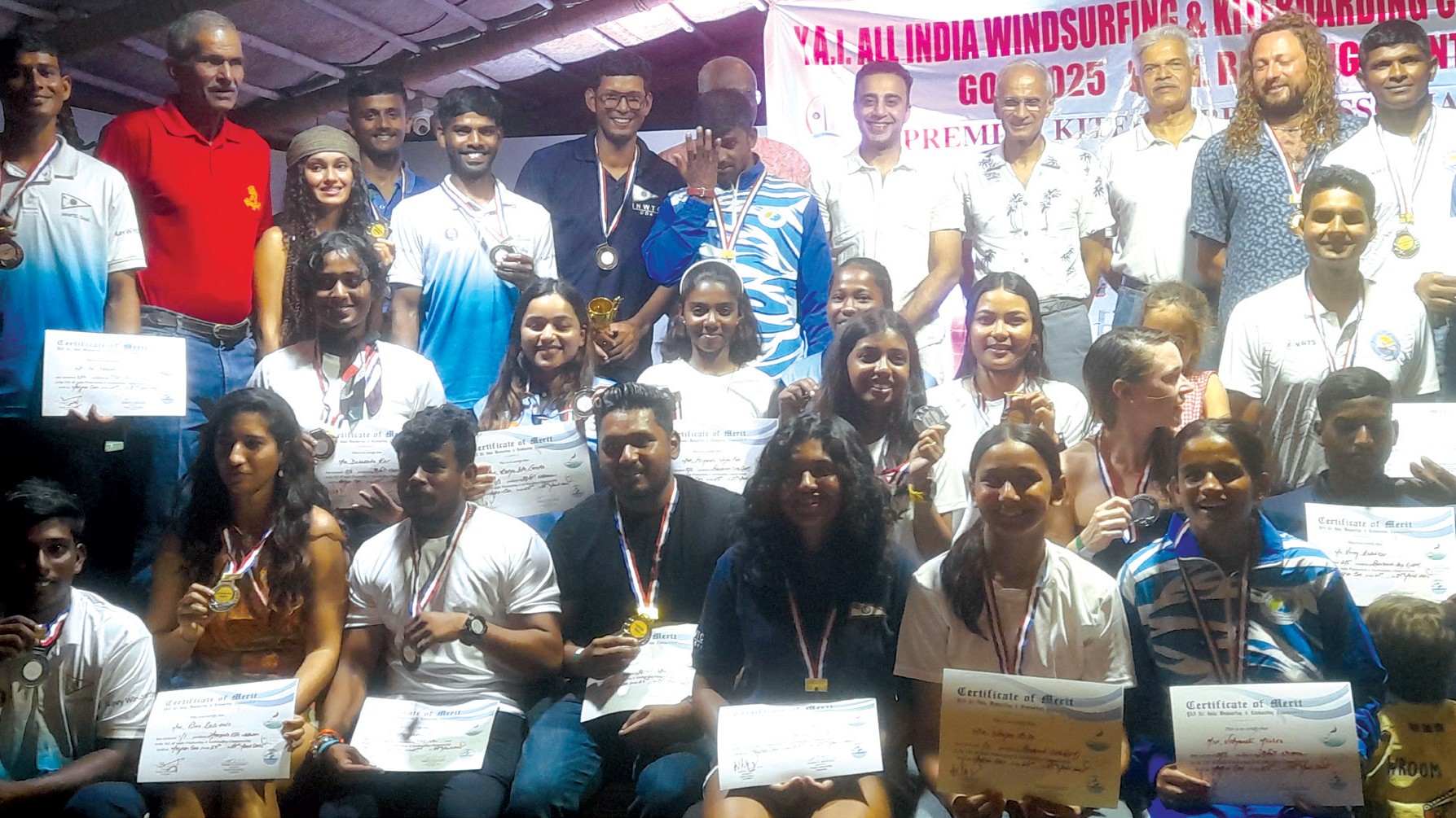 Goa Dominates All India Windsurfing and Kitesurfing Championship 2025 with Top Finishes