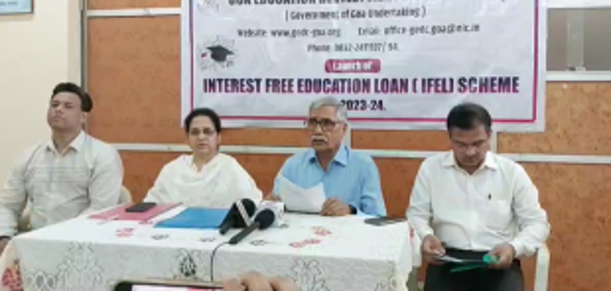 Goa Education Dept. Launches Interest-Free Educational Loans for Students