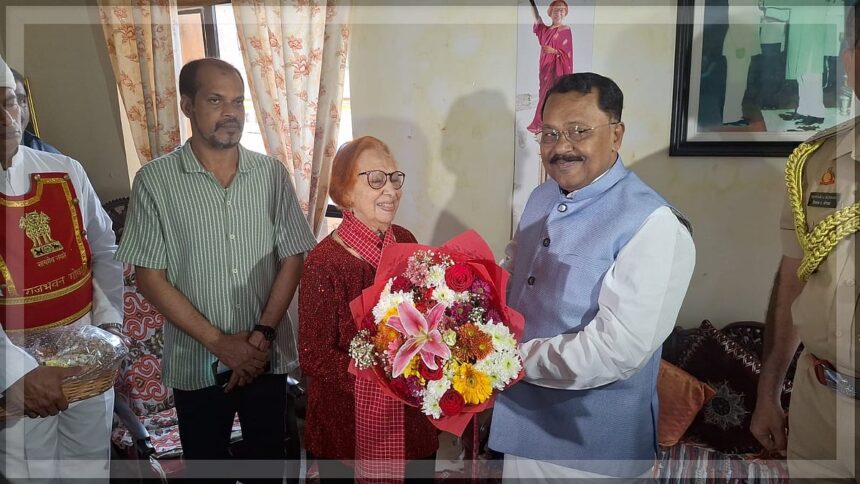 Goa Governor Honors Freedom Fighter Libia Lobo Sardesai's Bravery and Sacrifice