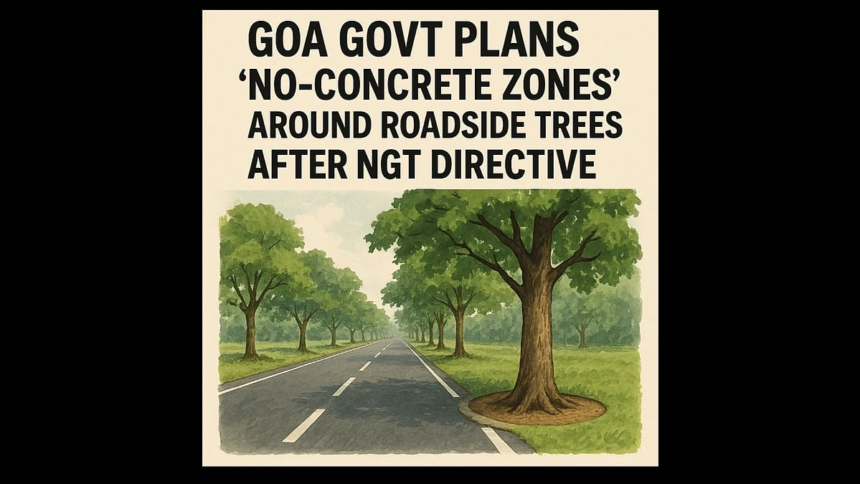 Goa Govt Plans ‘No-Concrete Zones’ Around Roadside Trees After NGT Directive 1 Goa Govt Plans ‘No-Concrete Zones’ Around Roadside Trees After NGT Directive