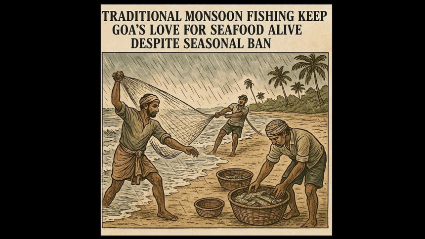 Goa History: Traditional Monsoon Fishing Techniques Keep Goa’s Love for Seafood Alive Despite Seasonal Ban 1 Goa History: Traditional Monsoon Fishing Techniques Keep Goa’s Love for Seafood Alive Despite Seasonal Ban