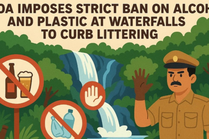 Goa Imposes Strict Ban on Alcohol and Plastic at Waterfalls to Curb Littering