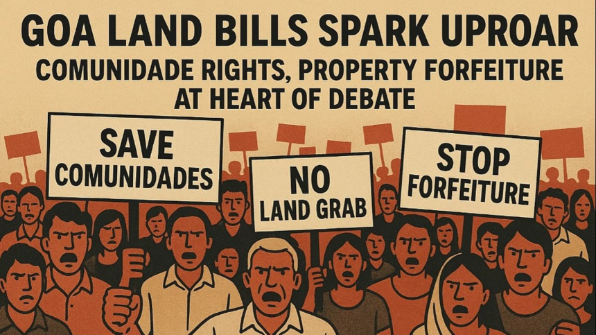 Goa Land Bills Spark Uproar: Comunidade Rights, Property Forfeiture at Heart of Debate 1 Goa Land Bills Spark Uproar: Comunidade Rights, Property Forfeiture at Heart of Debate