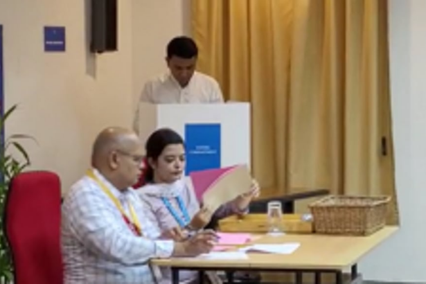 Goa MLAs vote in the India Presidential Elections 2022