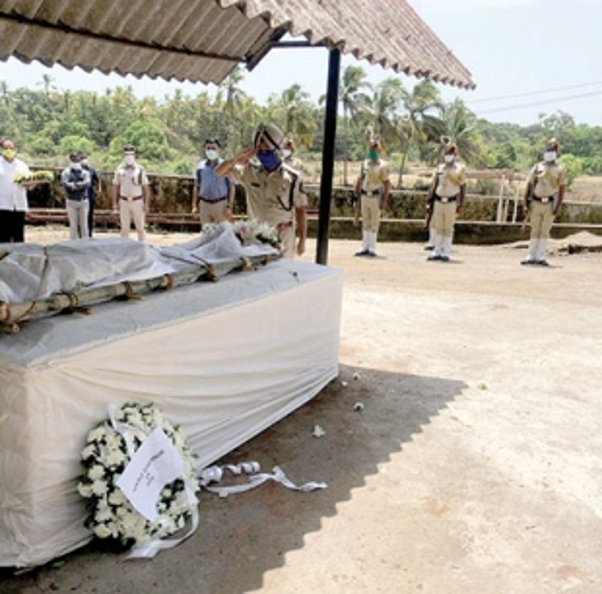 Goa Police lay Ved Marwah  to rest with full respects