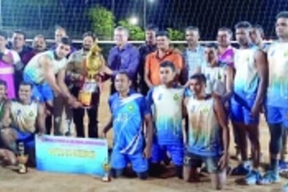 Goa Police win Aldona  volleyball tournament
