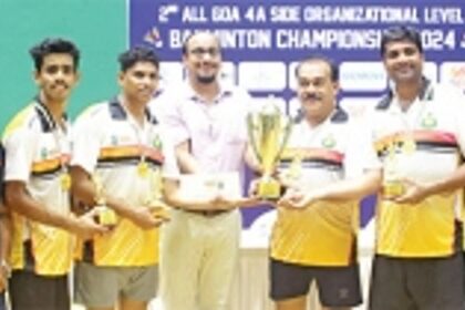 Goa Police win Yuva’s badminton Championship