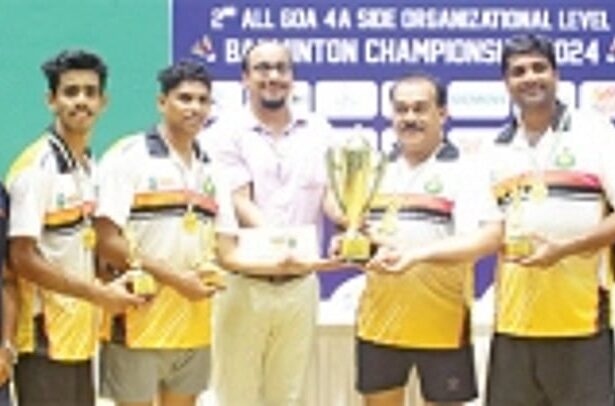 Goa Police win Yuva’s badminton Championship