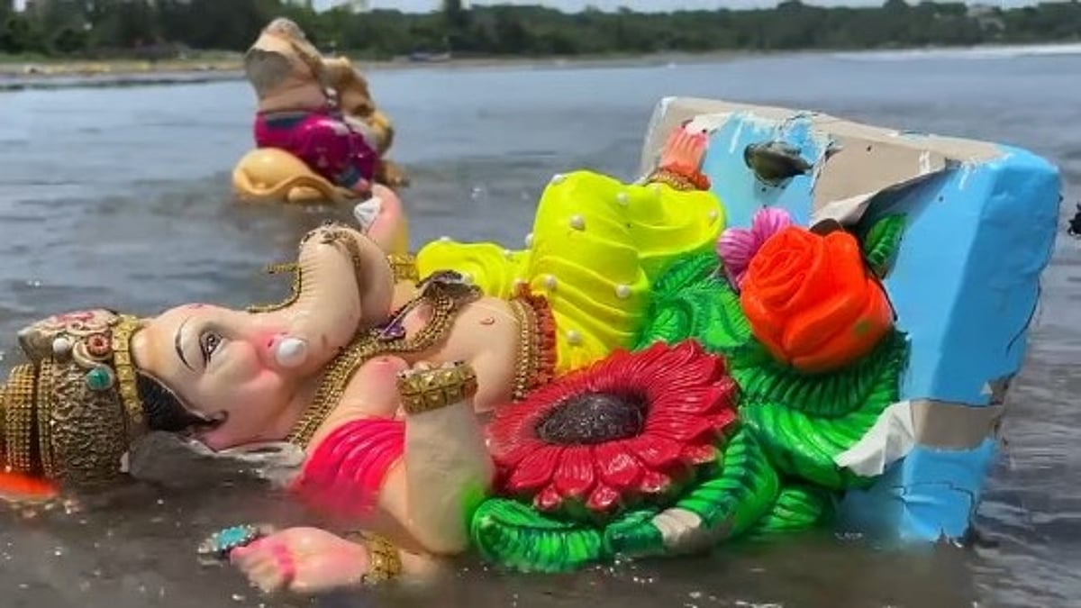 Goa Pollution Control Board Begins Collection of Ganesh Idols Post-Visarjan