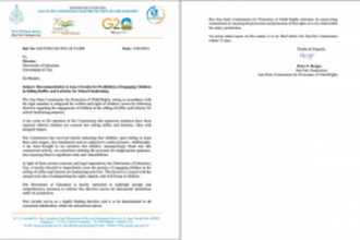 Goa SCPCR Urges Ban on Children Selling Raffles and Lotteries for School Fundraising