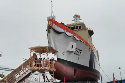 Goa Shipyard Launches Pollution Control Vessel ‘Samudra Prachet’ for Indian Coast Guard
