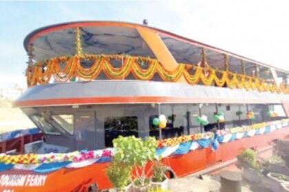 Goa Shipyard built Royal Cruise Passenger Ferry to promote Ganga tourism in Varanasi