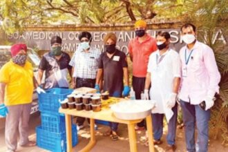 Goa Sikh Youth Association serving  free meals for COVID patients, kin