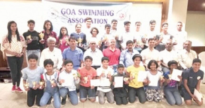 Goa Swimming Assn honour swimmers 1 Goa Swimming Assn honour swimmers