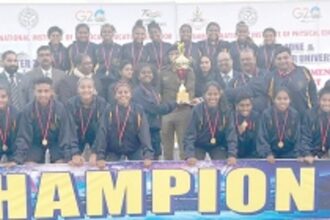 Goa University emerge  West Zone winners in Gwalior