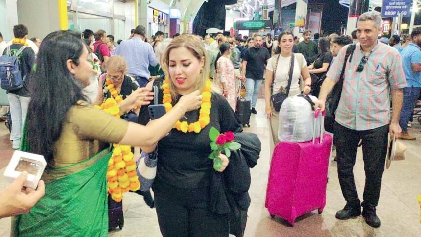 Goa Welcomes First Charter Flight from Iran, Bringing 140 Tourists to the State 1 Goa Welcomes First Charter Flight from Iran, Bringing 140 Tourists to the State