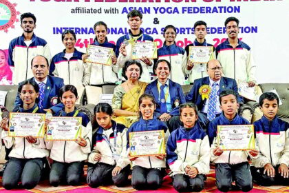 Goa clinch two bronze medals
at National Junior Yoga C’ship