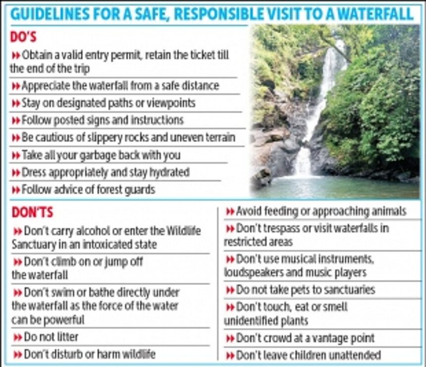 Goa govt reopens entry to 15 low-risk  waterfalls within wildlife sanctuaries
