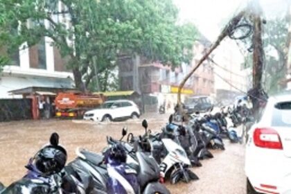 Goa lashed by sudden downpour;  IMD issues yellow alert for 2 days
