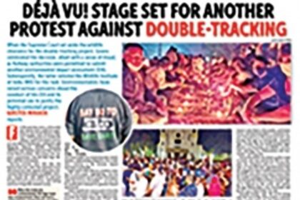 Goa resists railway double-tracking project