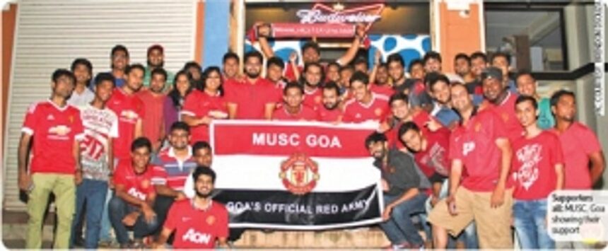 Goa stands United for Manchester 1 Goa stands United for Manchester
